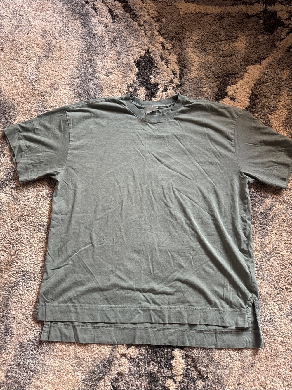 CALIA by Carrie Underwood Olive Green Short Sleeve Crewneck Tee